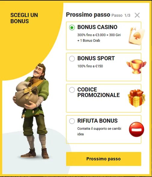 Sintesi del bonus di benvenuto: 500€ e 200 giri analizzati nel dettaglio